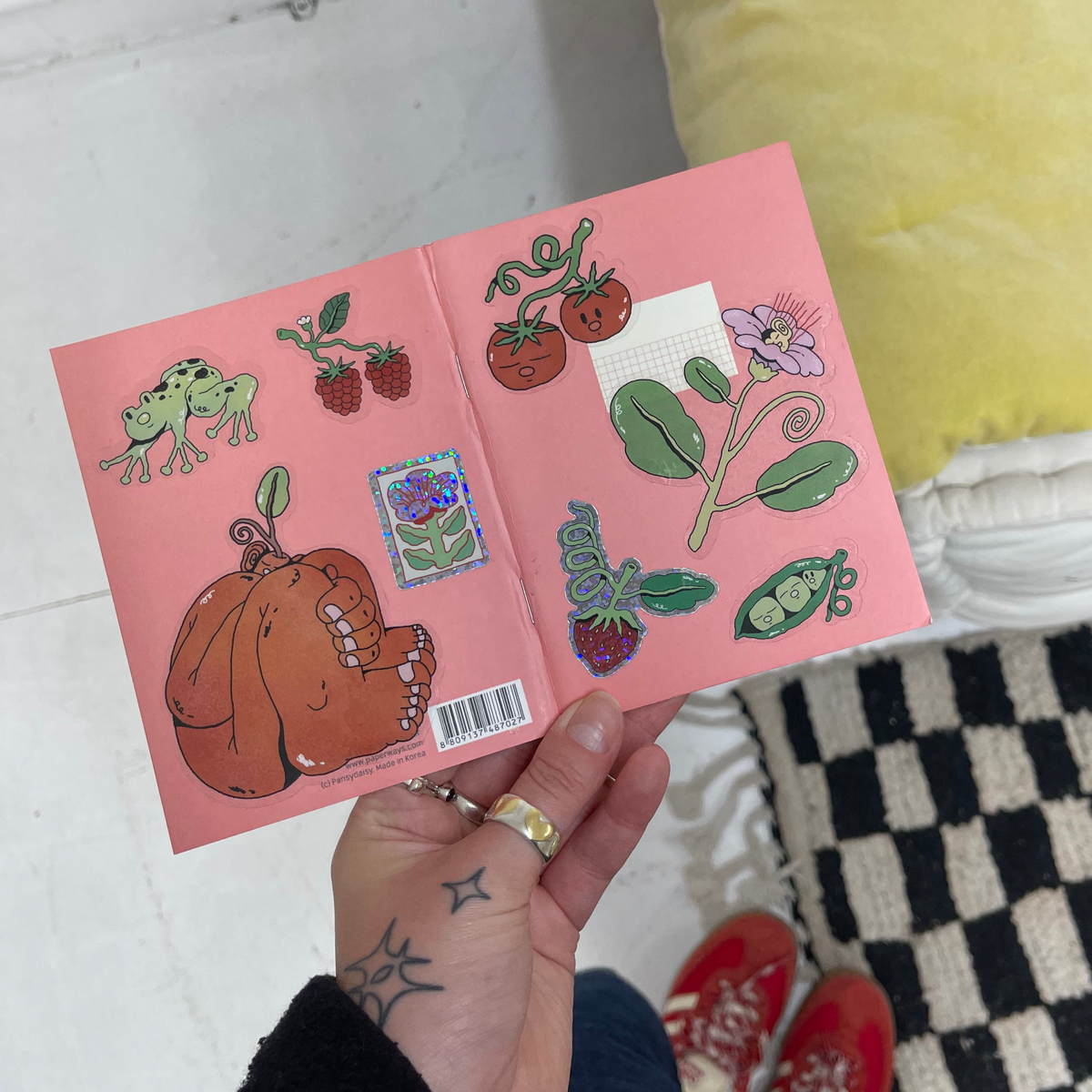 'Garden Friends' - 8 Piece Vinyl Sticker Pack