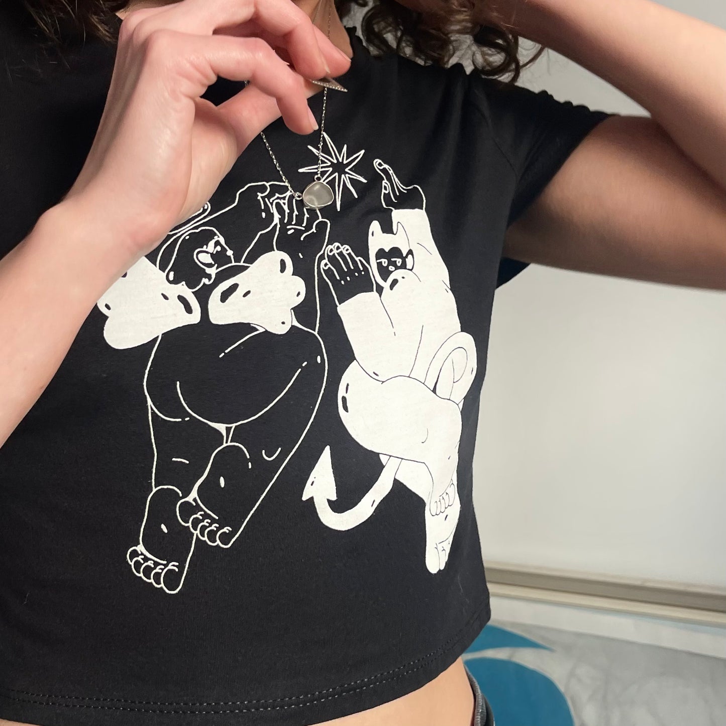 'Good and Bad' - Baby Tee/Crop Top