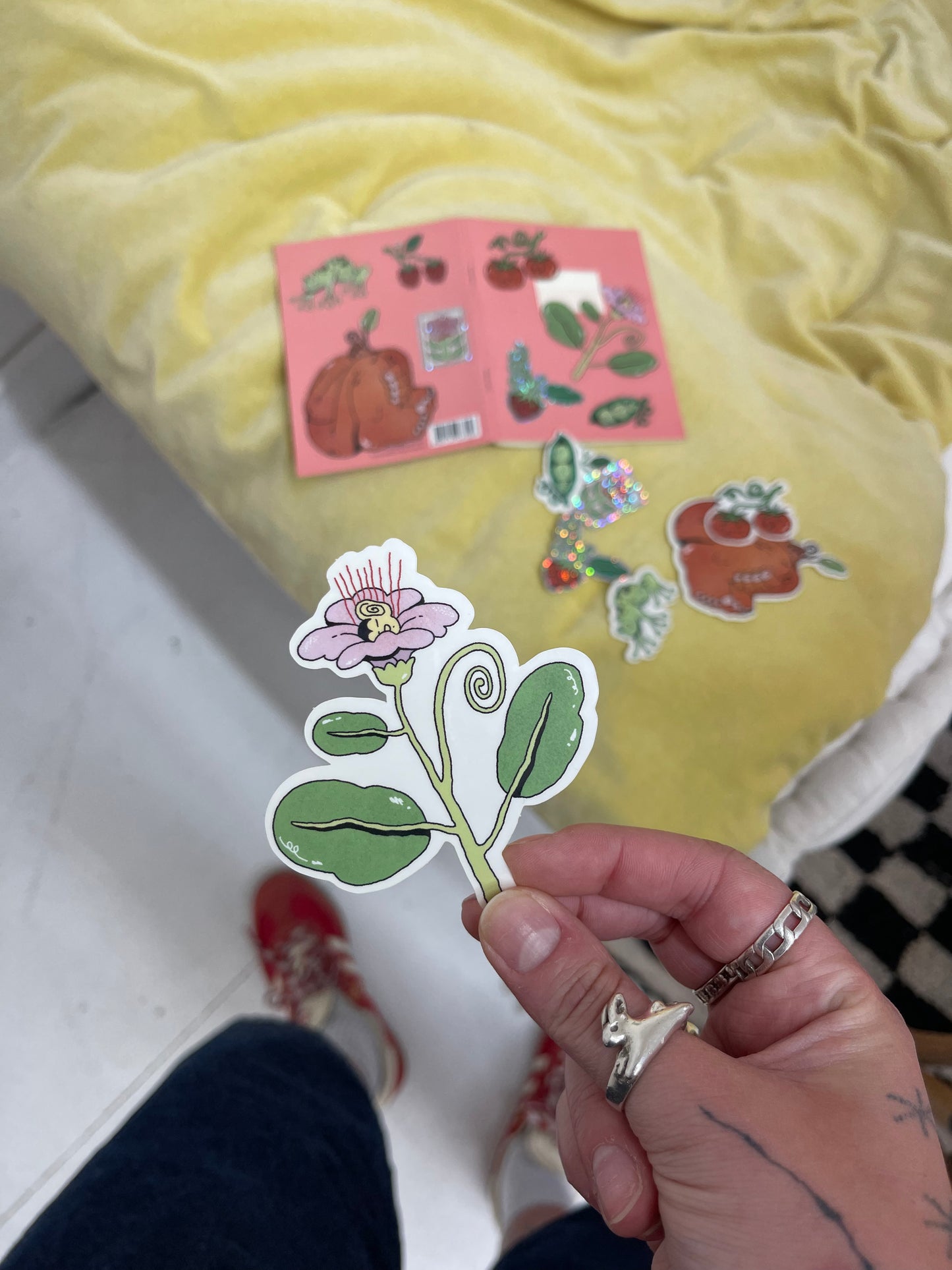 'Garden Friends' - 8 Piece Vinyl Sticker Pack