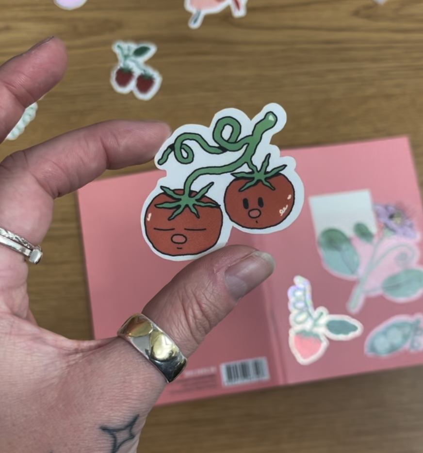 'Tomato' - vinyl sticker