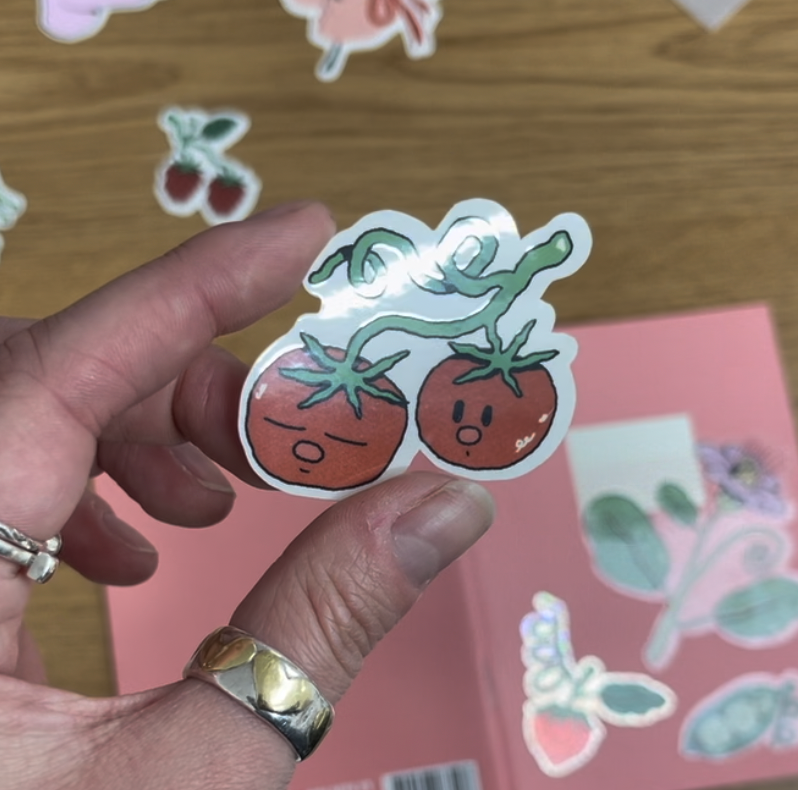 'Tomato' - vinyl sticker