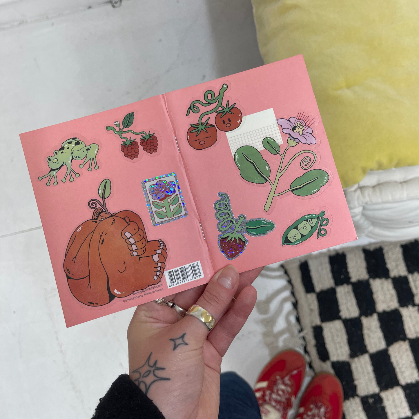 New! 'Garden Friends' - 8 Piece Vinyl Sticker Pack