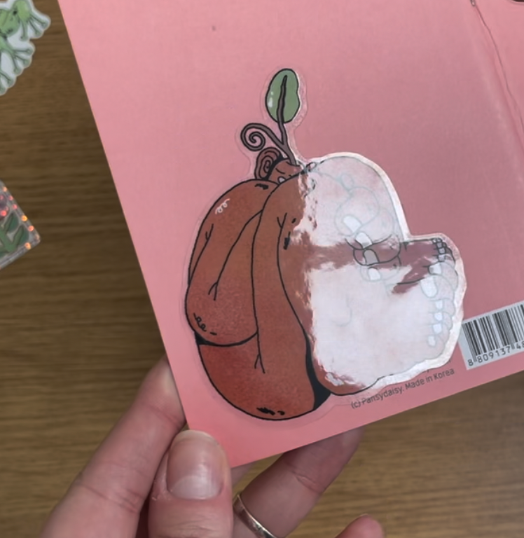 'Little Apple' - vinyl sticker