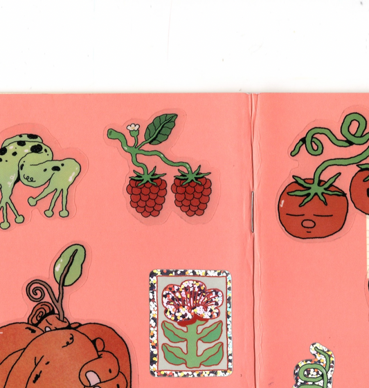 'Raspberry' - vinyl sticker