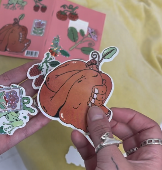 'Little Apple' - vinyl sticker