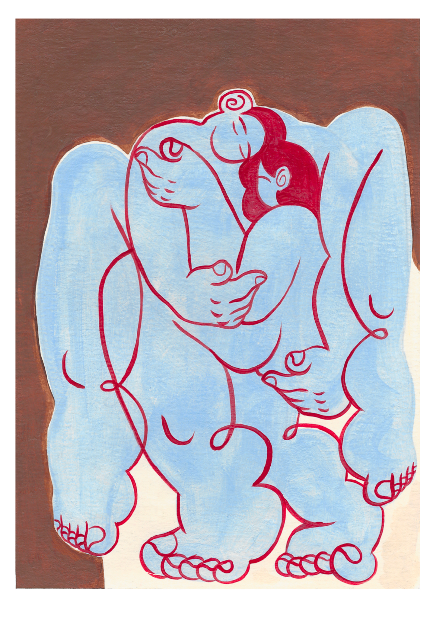 'Squeeze' - A5 Print